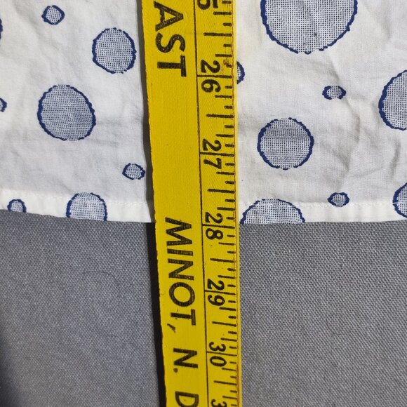 Kenneth Cole Bubbles casual button down shirt man's size M white short sleeve - Picture 12 of 12